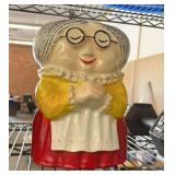 Vintage McCoy granny cookie jar