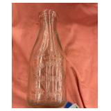 W.H Crebs one quart milk bottle