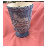 Fenton signed vase