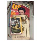 Vintage books and magazines