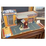 Vintage keystone car playset