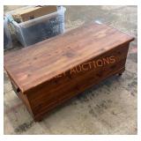 Vintage wooden cedar lined chest