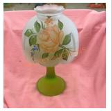 Westmoreland glass candle lamp