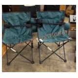 Folding camp chairs
