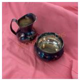 Cohr Denmark silverplate sugar and creamer