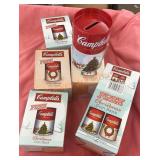 Campbells soup can banks