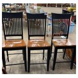 Set of 3 pub chairs
