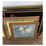 Framed art lot