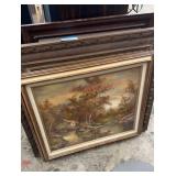 Framed art lot