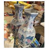 Misc. figures and large vase lot