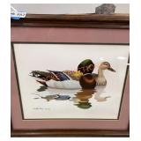 Framed and signed Sloan art print