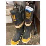 Fireman rubber boots