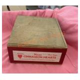 Vintage Necco cinnamon hearts box