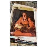 Vintage art and book lot