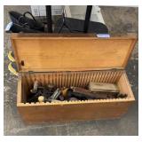 Vintage tool chest and tools