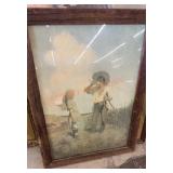 Framed art lot