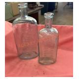 Vintage medicinal bottles