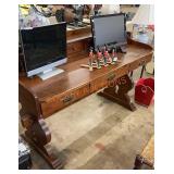 Large wooden desk