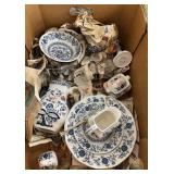 Wedge wood blue onion pattern dish set