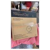 New in box pampered chef 12" glass lid