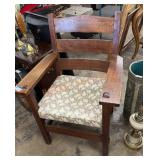 Large vintage mission style chair