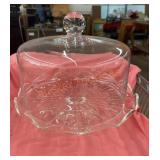 Large Princess house cake stand and cover