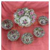 Vintage porcelain bowl set