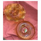 Vintage  carnival ware candy dishes