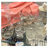 Misc. clear glass lot