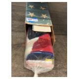 New in box patriotic rug