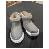 Cat&Jack Baby Grey Snow Boots Size 5
