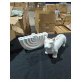 One Count Menorah Ceramic Candle Holders