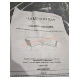 Hampton bay Tolston 3pc woven outdoor sectional