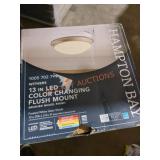 Hampton Bay 13" LED Color Changing Flush Mount