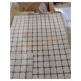 1x1 mosaic tile. Speckle tan. Aprox. 192sqft total