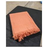 Opal House 60"×86" Peach Throw Blankets