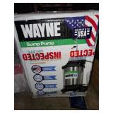 Wayne 3/4HP Cast Iron/Stain Steel Sump Pump