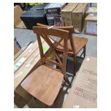 2 x back dining room chairs