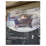 Hampton bay 34" outdoor fire pit