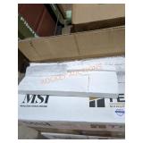 MSI stone tile in copen snow. 2xthebid