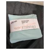 Martha Stewart Microfiber Sheet Set Light Blue