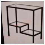 Side table blackened Bronze