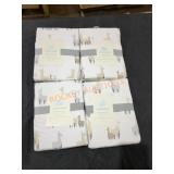 Cloud Island Crib Fitted Sheet Llamas (Set of 4)