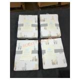 Cloud Island Crib Fitted Sheet Llamas (Set of 4)