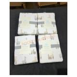 Cloud Island Crib Fitted Sheet Llamas (Set of 4)