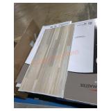 Traffic master peel and stick tile flooring.