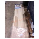 Hardwood Reflections Unfinished Birch Shelf 12"x4