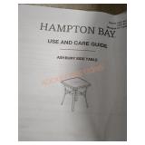 Ashbury pewter side table