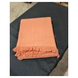 Opal House 60"×86" Peach Throw Blankets