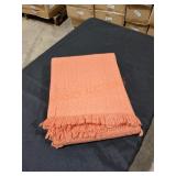 Opal House 60"×86" Peach Throw Blankets